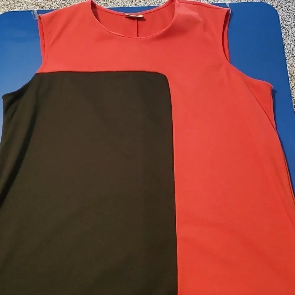 Worthington sleeveless color block dress